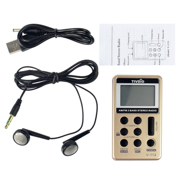 МИНИАТЮРНЫЙ РАДИОПРИЕМНИК TIVDIO V-112